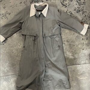 Rare mens Fleet Street flannel lined coat size 8 vintage 90’s